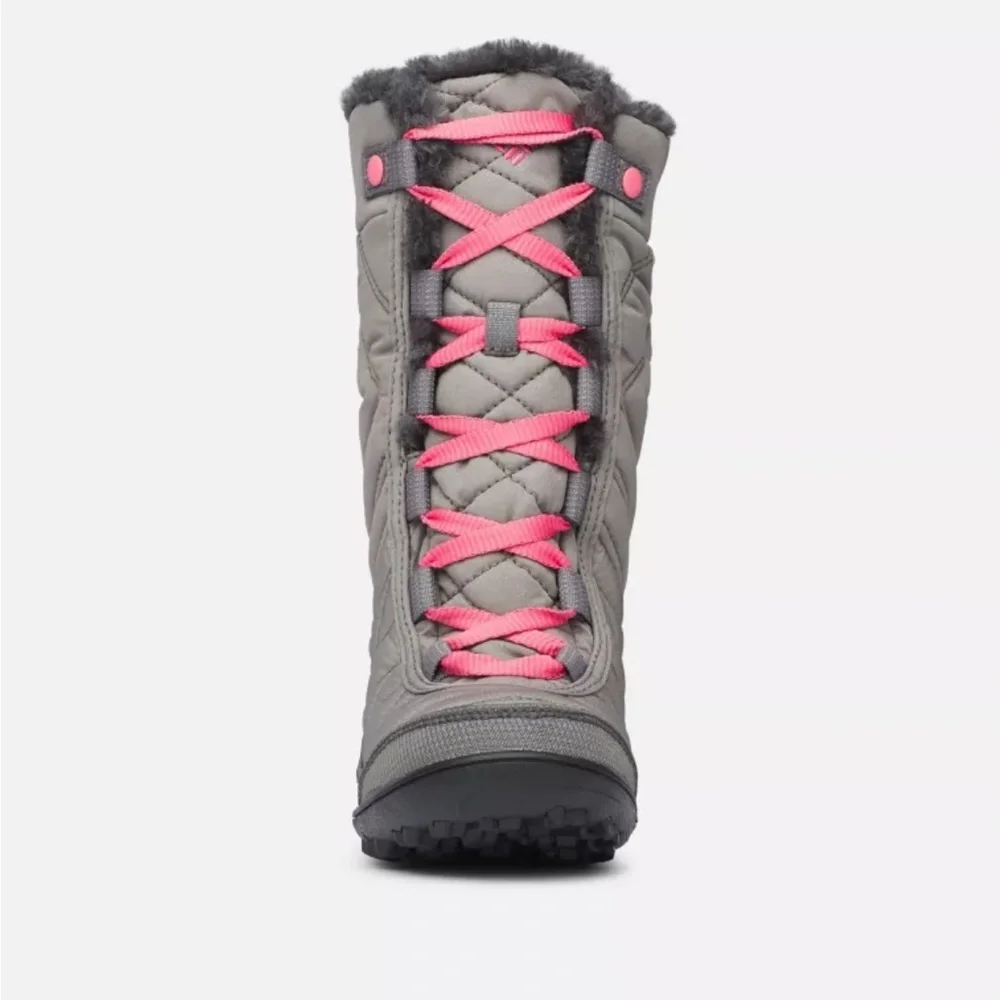 YOUTH MINX MID II OMNI HEAT COLUMBIA BOOTS SZ 2 WATERPROOF